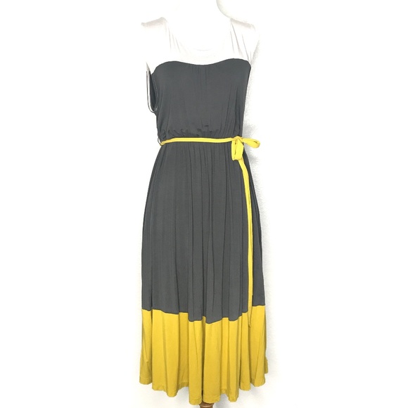 Liz Lange Dresses & Skirts - Liz Lang Maternity Yellow Colorblock Dress A130326